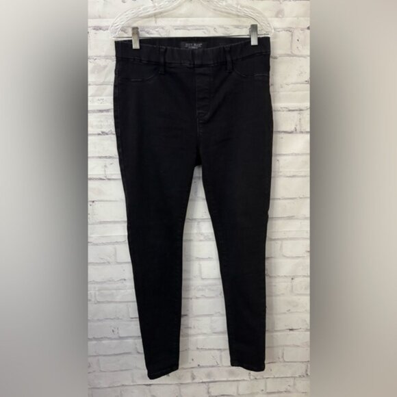Judy Blue 9/29 Black Skinny Fit Jeggings Pull On‎ Elastic Waist Jeans Stretch - Picture 1 of 8